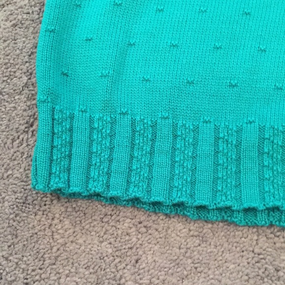 Vintage Sweater Floral Dolman Sleeve Sweater Vest Lightweight Size Large - Picture 3 of 8